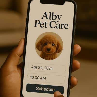 Easy Scheduling - Alby Pet Care - Dog Walker Pet Sitter Chicago
